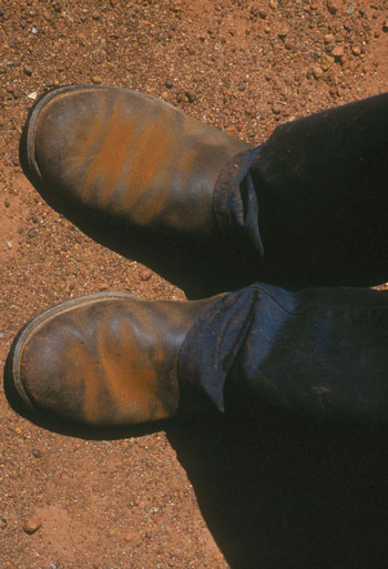 rust on boots