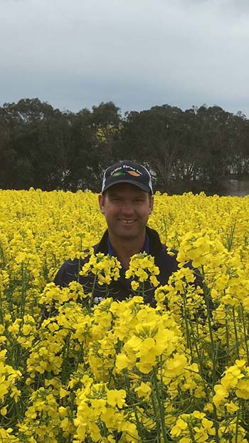 Grant and his family sow cover crops, containing a mix of nine different crop species, during summer following their winter cash crops, such as canola. PHOTO Pontifex family