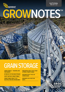 GrowNotes Grain Storage front cover