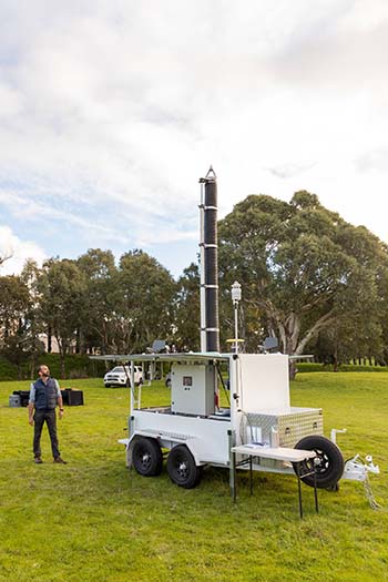 An iMapPESTS Sentinel in the field. PHOTO Andrew Beveridge