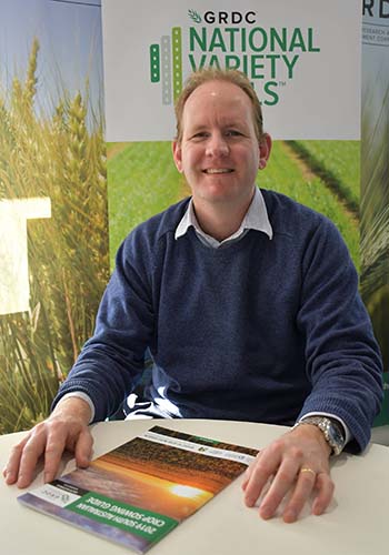 Neale Sutton, NVT systems manager. PHOTO GRDC
