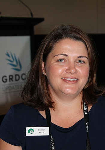 DPIRD researcher Georgie Troup.