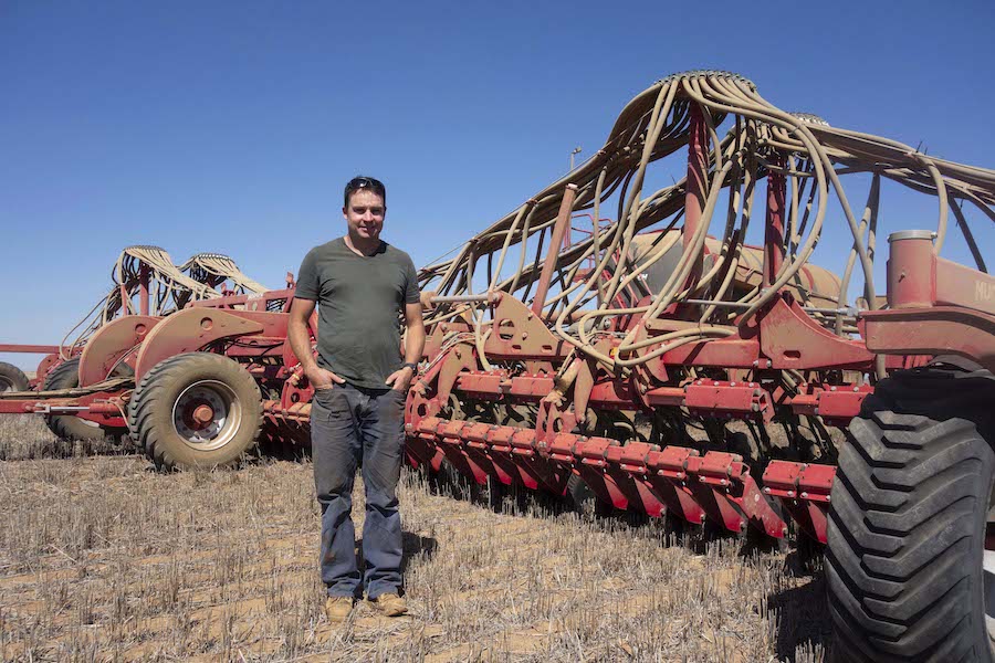 Birchip grower Tim McClelland