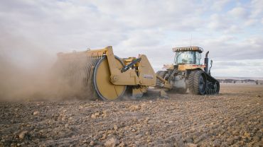 Rock-busting and rolling boosts yields in difficult country 