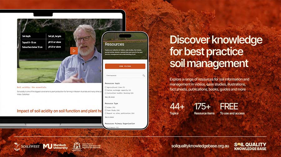 Soil quality knowledge base website