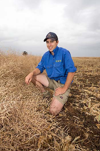 Mirrool, NSW, grower Evan Lord has been impressed with how well some crops have performed with stored soil moisture