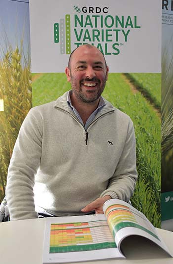 Ben OConnor, NVT systems officer. PHOTO GRDC