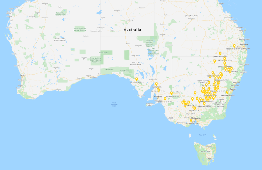 Stripe rust pathogens detected in the annual rust survey