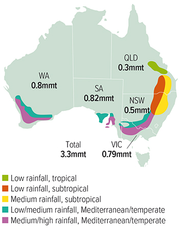 map of australia