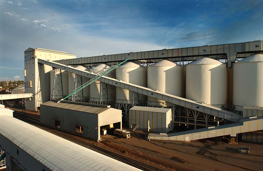 Grain silos