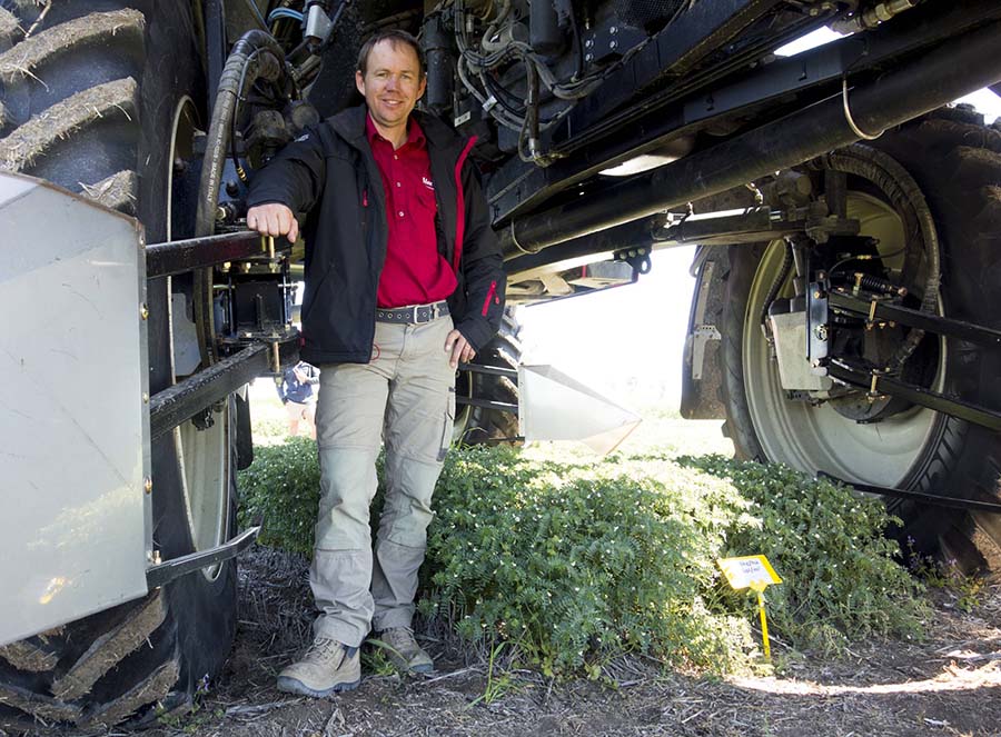 Tim Rethus is looking to implement a more creative approach to legume sequencing.
    PHOTO Clarisa Collis 