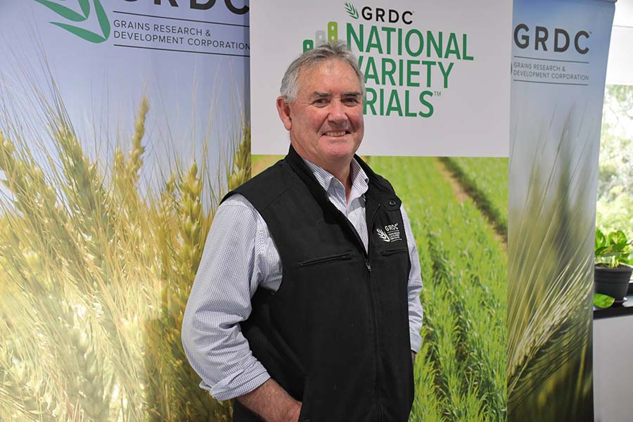 Rob Wheeler, NVT manager - south. PHOTO GRDC