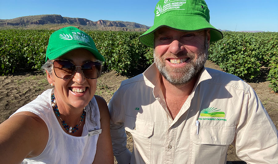 Image of Gillian Meppem with Dr Joe Eyre.