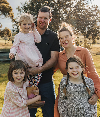 Image of Jenny Stanton's family in 2022.