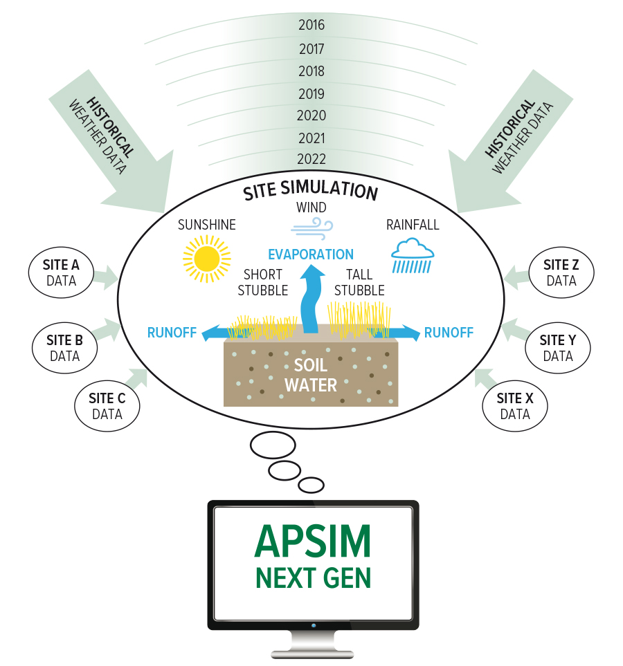 APSIM stubble model
