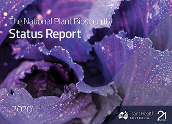 Image of the National Plant Biosecurity Status Report front cover